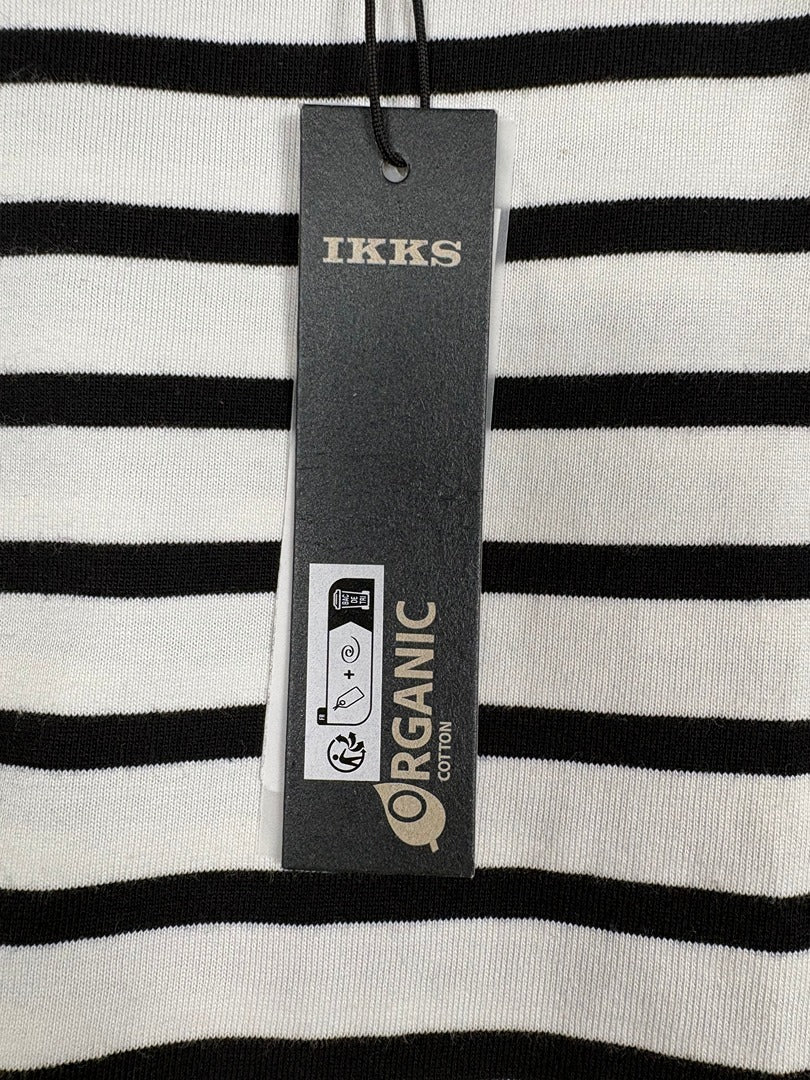 T-shirt manches longues Ikks Noir et Blanc - 12 ans