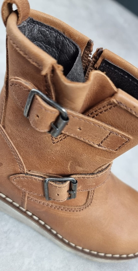 Bottine Clic! cuir Marron - Pointure 25 C024