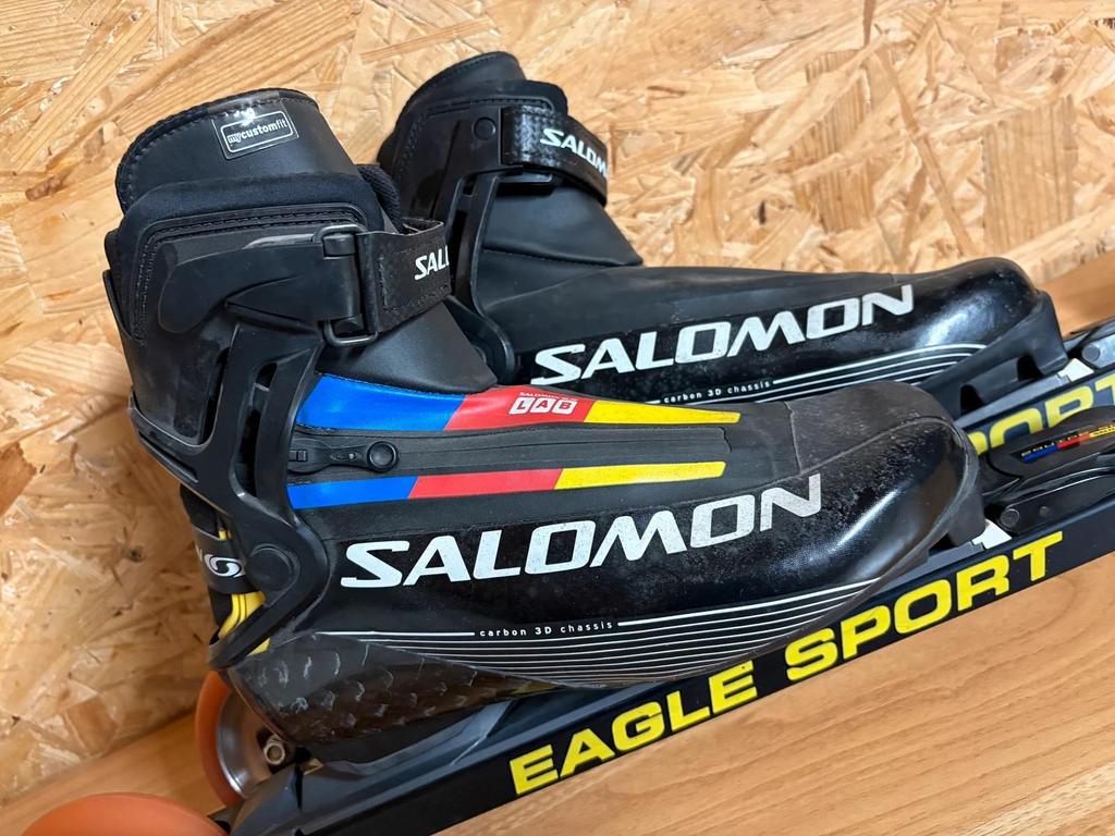 Salomon Carbon 3d Chassis + Eagle Sport – Ski-roues / Rollerski skating – Taille 38⅔