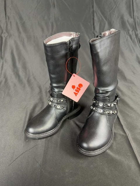 Bottes mi-mollet Asso noir - 24 Réf: C212