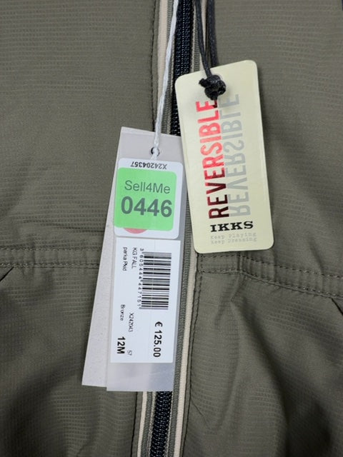 Manteau Doudoune réversible Ikks kaki déperlante - 12 mois / 74cm Réf: 0446