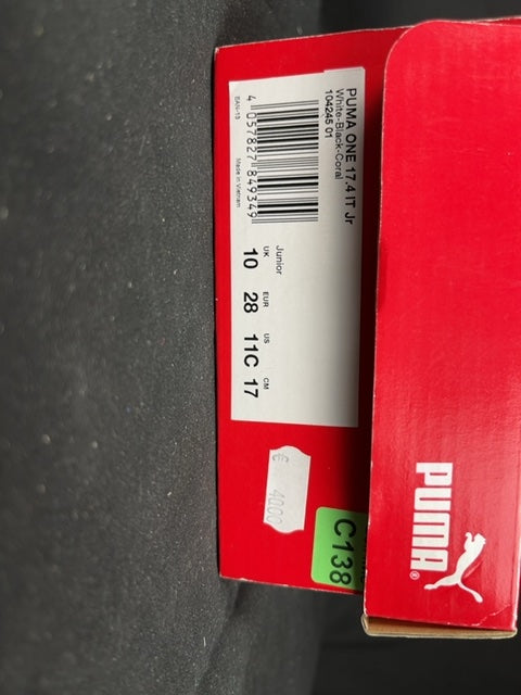 Chaussures de foot Puma Blanc - 28 Réf: C138