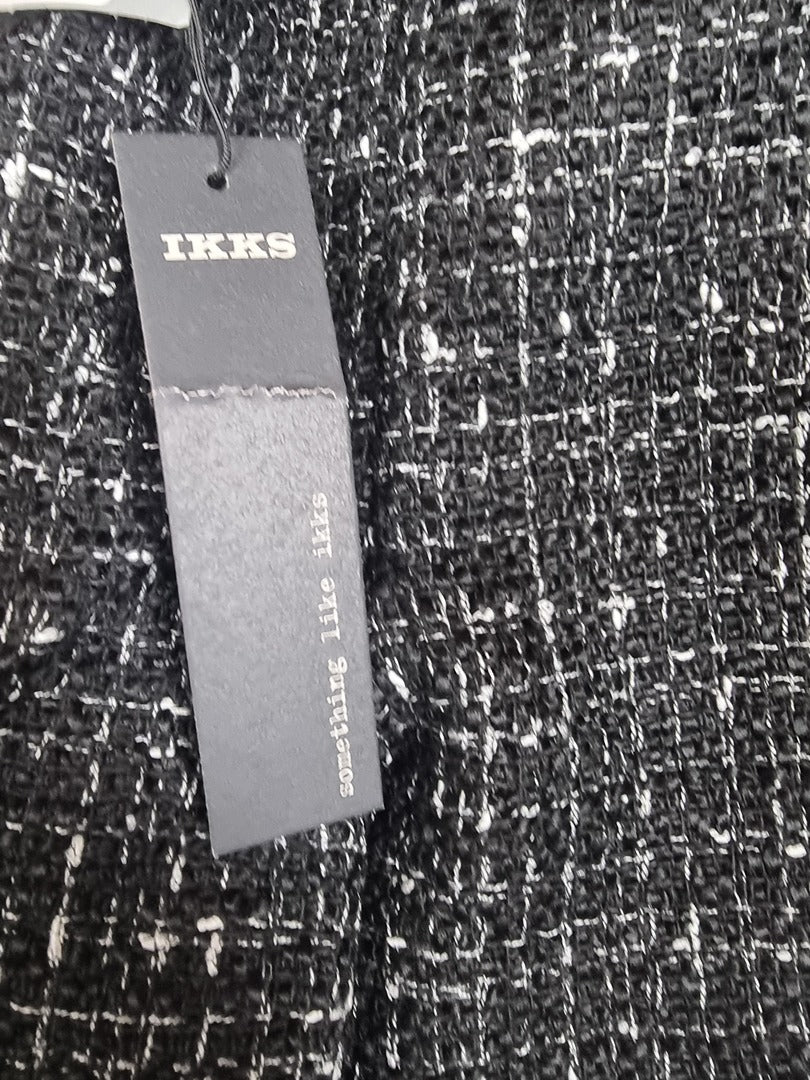 Short bermuda Ikks noir tweed - 10 ans