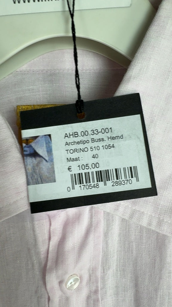 Chemise Archetipo rose - 40 Réf: 0370