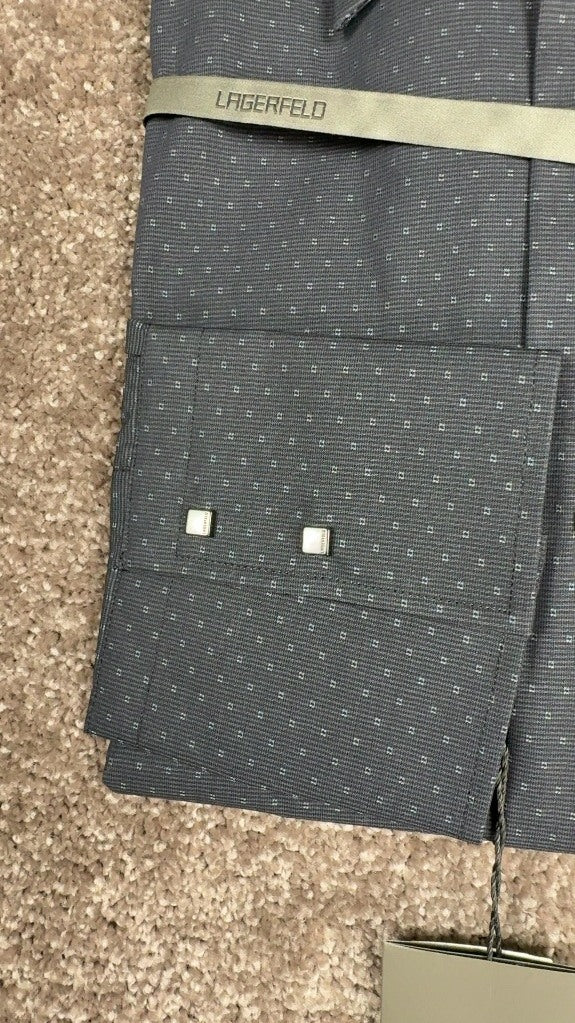 Chemise Karl Lagerfeld Gris - Taille 40 - 102 Réf: 0376