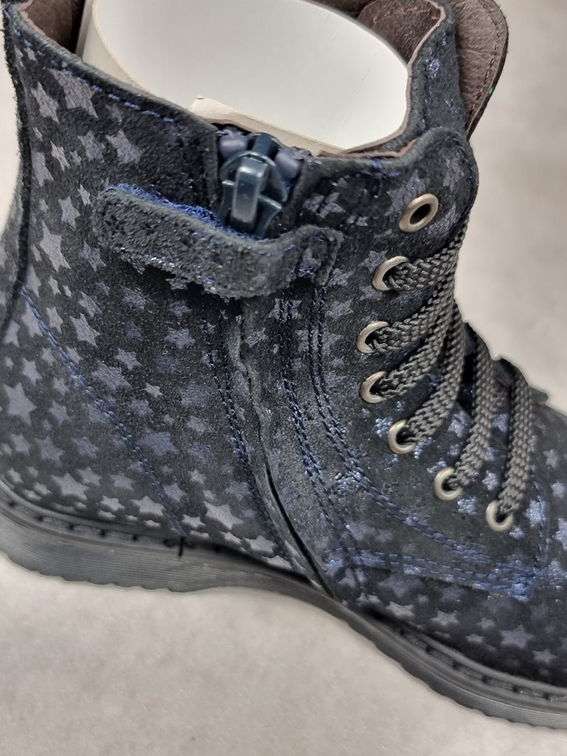 Bottines fiille Clic! noir étoiles - Taille 30 Réf: C241
