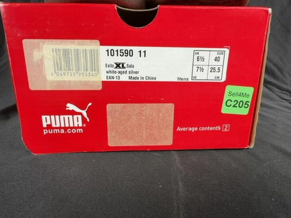 Chaussures de foot indoor Puma blanc - 40 Réf: C205