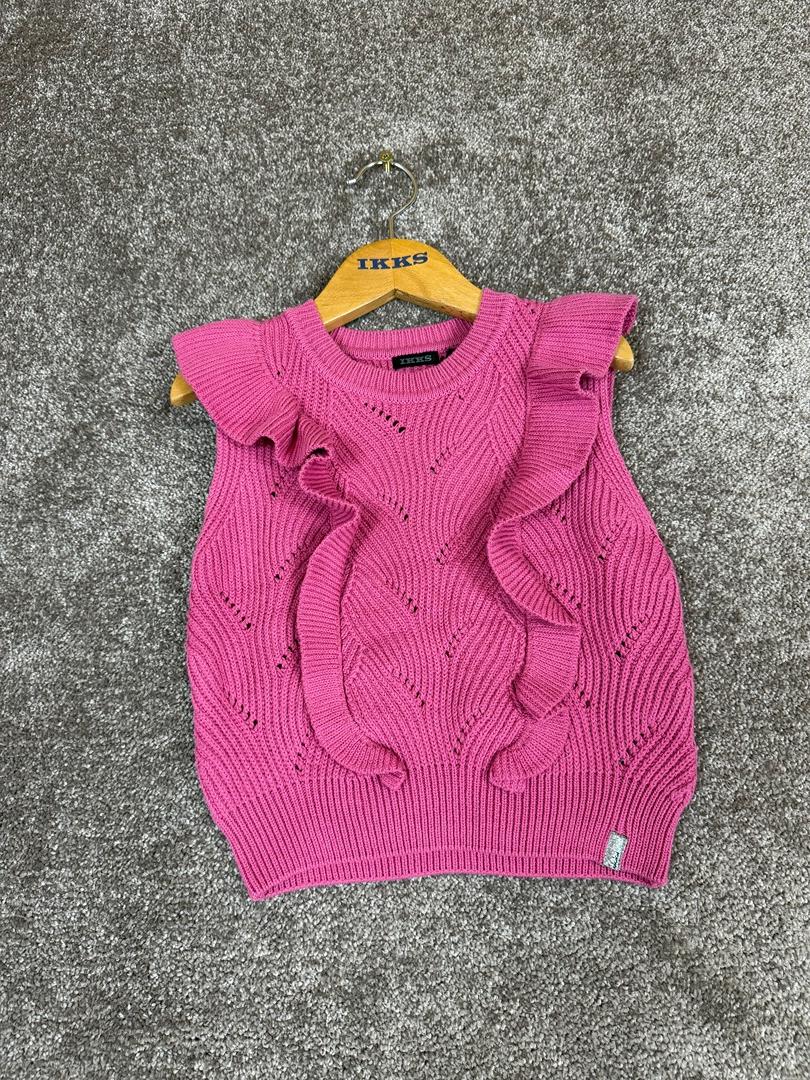 Gilet fille sans manches Ikks rose - 4 ans Réf: 0042