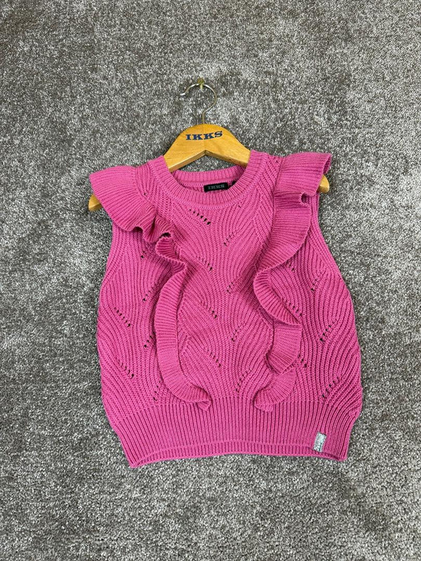 Gilet fille sans manches Ikks rose - 4 ans Réf: 0042