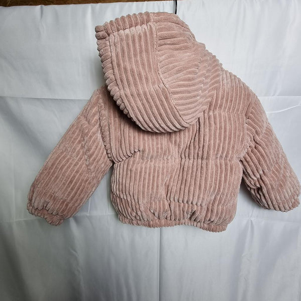 Manteau Doudoune réversible Ikks Rose et Vert - 3 ans