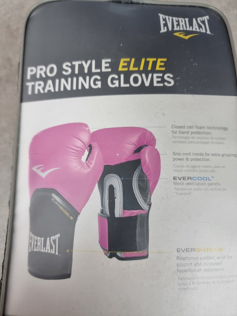 Gants de boxe Everlast Pro Style Elite Rose 10 oz