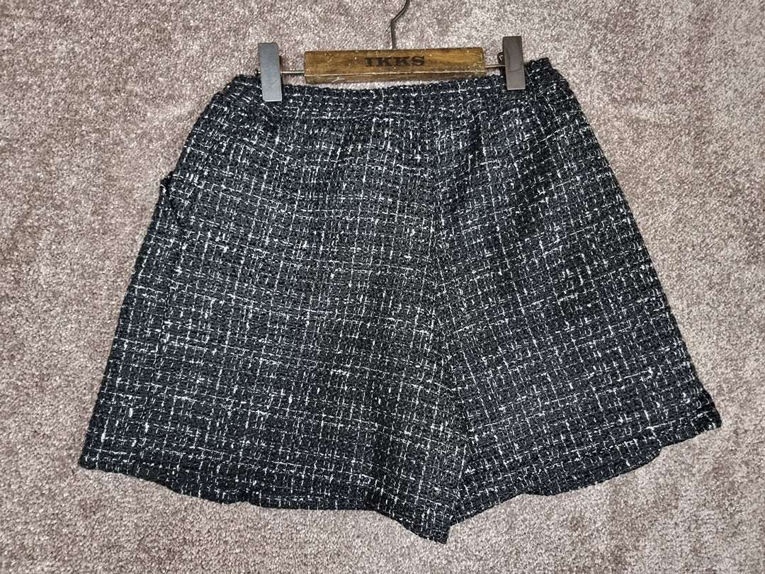 Short bermuda Ikks noir tweed - 10 ans