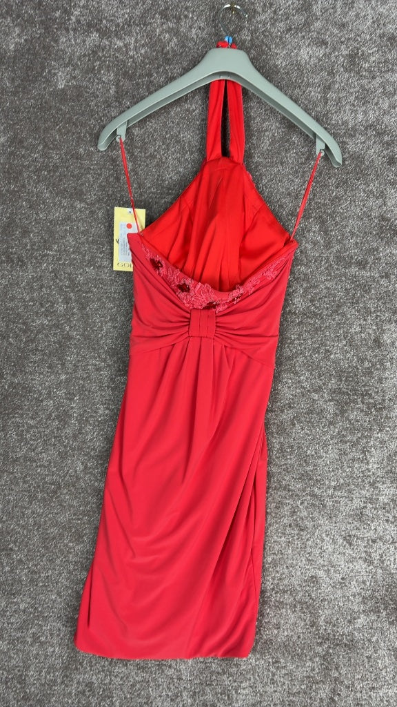 Robe de soirée Linea Raffaelli rouge - 36 Réf: 0372