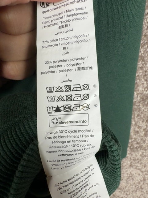 Gilet zippé à capuche Ikks vert - 4a / 104cm Réf: 603