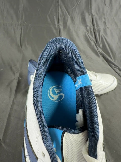 Chaussures de football Adidas Blanc/bleu - 42.5 Réf: C222