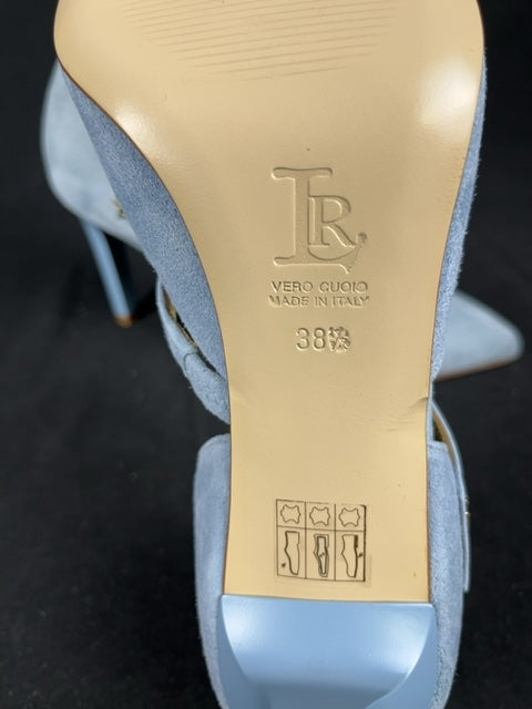 Escarpins Linea Raffaelli Bleu Clair - 38.5 Réf: C161
