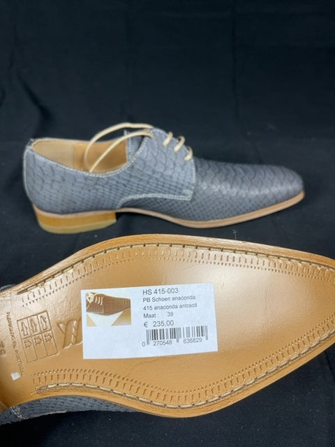 Chaussures habillées Paulo Bellini Gris - 39 Réf: Hs415-003