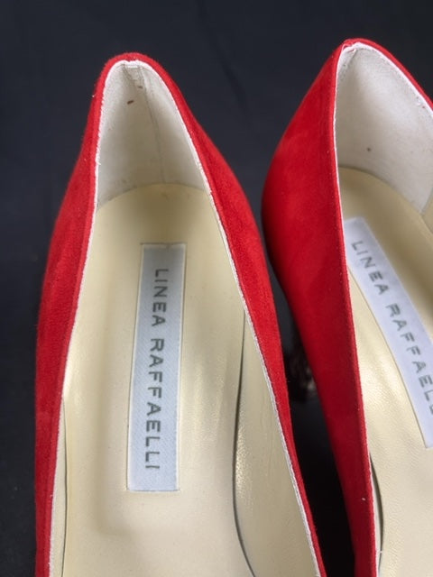 Escarpins Linea Raffaelli Rouge - 38.5 Réf: C141