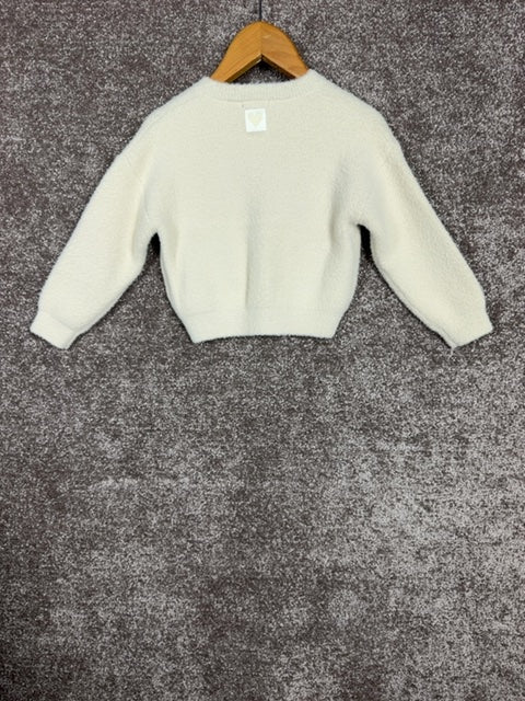 Gilet cardigan Ikks ecru - 2 ans 86 cm Réf: 620
