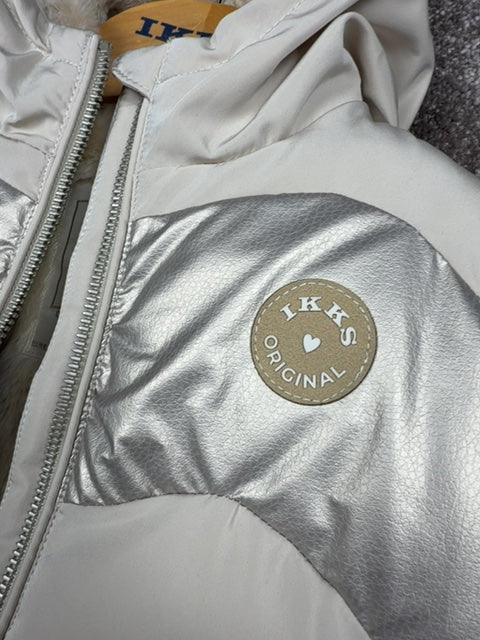 Doudoune Ikks beige/doré - 18m Réf: 0445