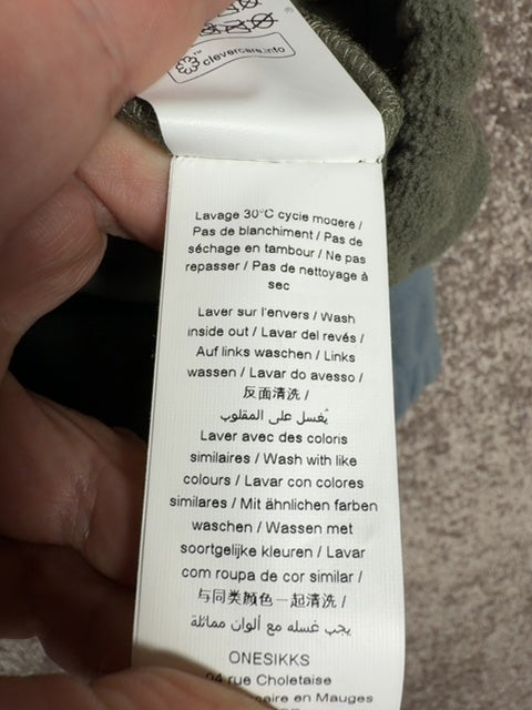 sweat à capuche Ikks kaki - 4 ans / years Réf: 0617