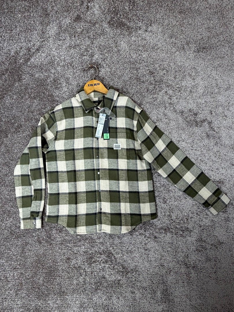 Surchemise Garçon coton Ikks vert - 12 ans Réf: 074 Image secondaire du produit