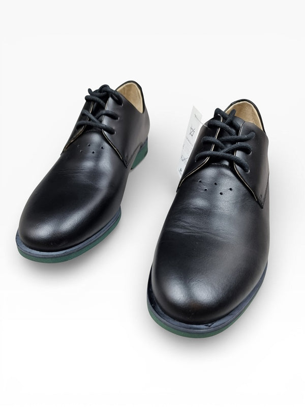 Chaussures Lacoste en cuir noir et vert - 38