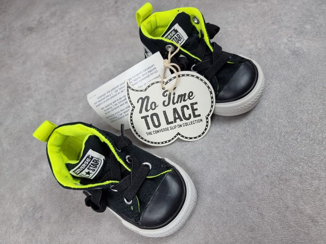 Baskets Converse noires - Pointure 19 C027
