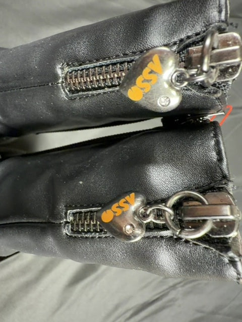 Bottes mi-mollet Asso noir - 24 Réf: C212