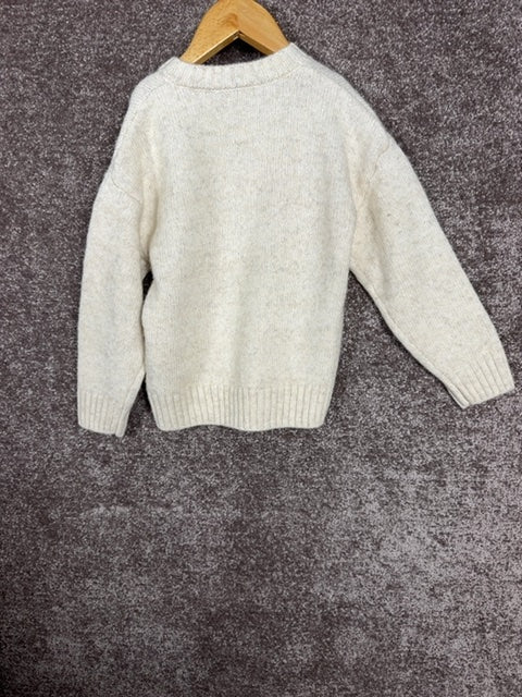 Pull enfant Ikks beige gris chine - 4 ans Réf: 616