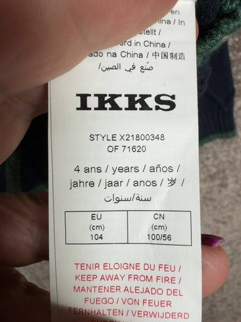 Pull marin Ikks marine - 4 ans Réf: 614