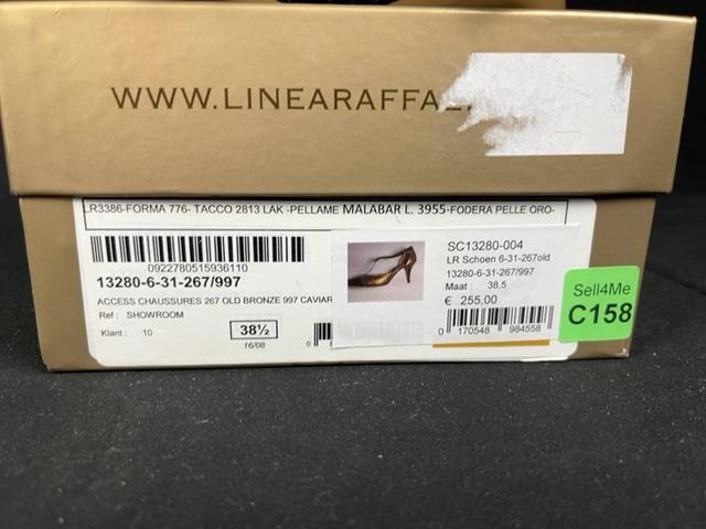 Escarpins Linea Raffaelli Doré - 38.5 Réf: C158