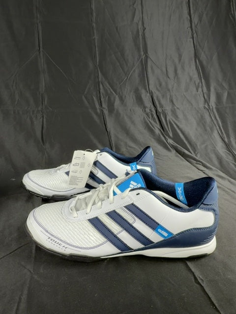 Chaussures de football Adidas Blanc/bleu - 42.5 Réf: C222 Image principale du produit