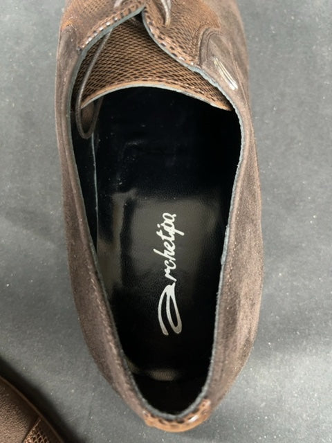 Chaussures en cuir de costume Archetipo Marron - 41 Réf: C128