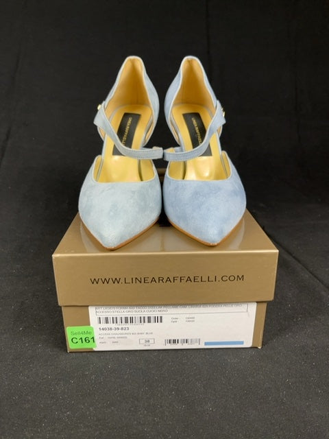 Escarpins Linea Raffaelli Bleu Clair - 38.5 Réf: C161