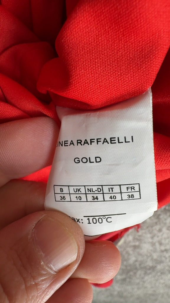 Robe de soirée Linea Raffaelli rouge - 36 Réf: 0372