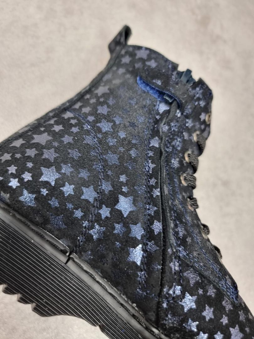 Bottines fiille Clic! noir étoiles - Taille 30 Réf: C241