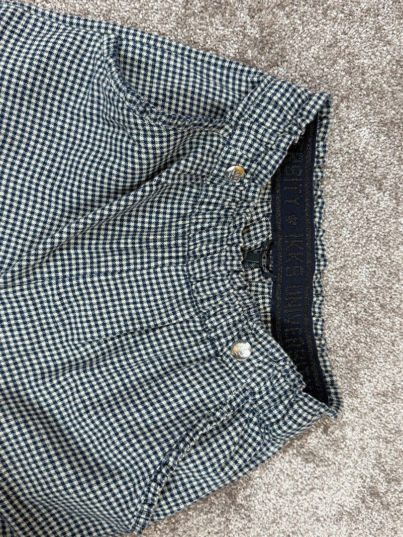 Pantalon fille Ikks marine à carreaux taille 12 ans / 152 cm Réf: 177