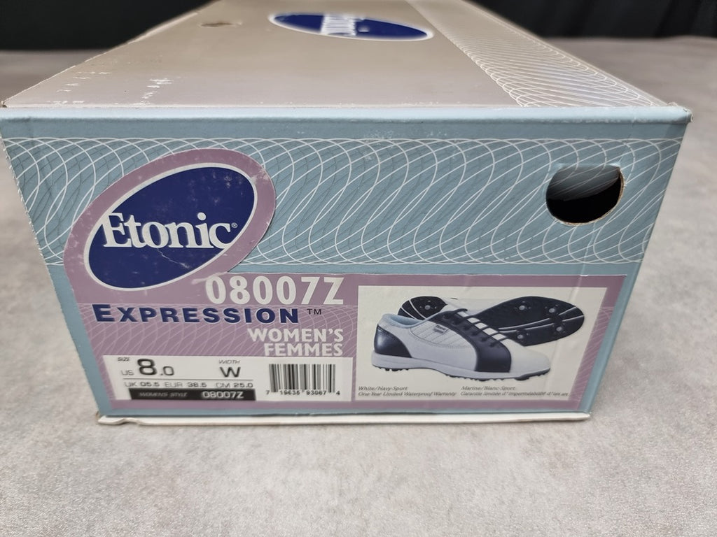 Chaussures de golf femme Etonic blanc marine - Pointure 38.5 C037