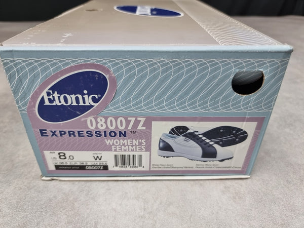 Chaussures de golf femme Etonic blanc marine - Pointure 38.5 C037