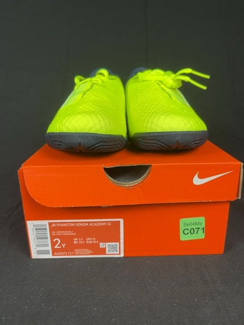 Chaussures futsal Nike jaune - 33.5 Réf: Ao0372-717