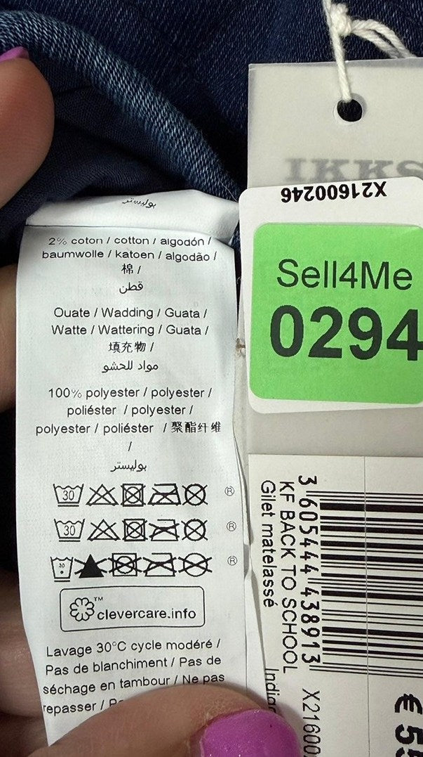 Veste Sans Manche Ikks Marine - 5 Ans Réf: 294