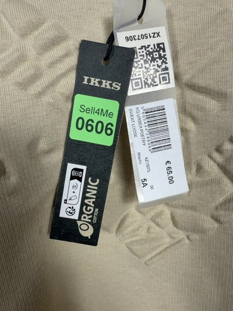 Sweat a capuche Ikks creme - 5 ans / 110 cm Réf: 0606