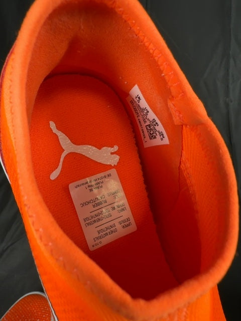 Chaussures de football Puma orange - 34 Réf: C237