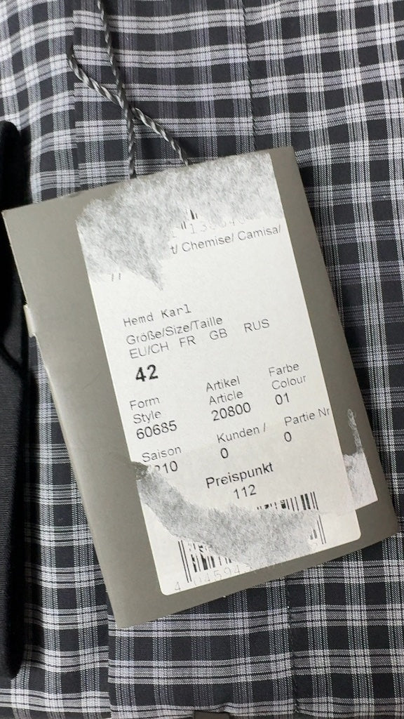 Chemise Karl Lagerfeld noire - 40 Réf: 0375