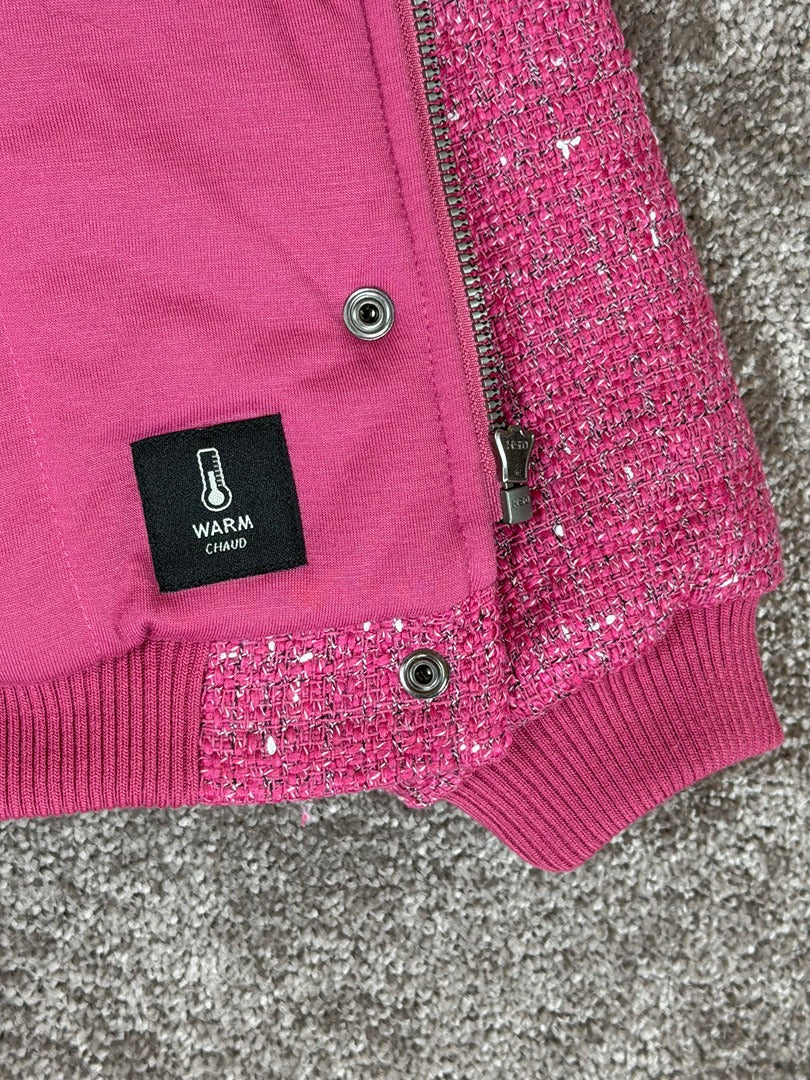 Blouson Aviateur Ikks Fuchsia - 8 Ans