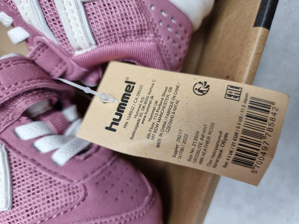 Baskets bébés hummel rose - Pointure 21 C030
