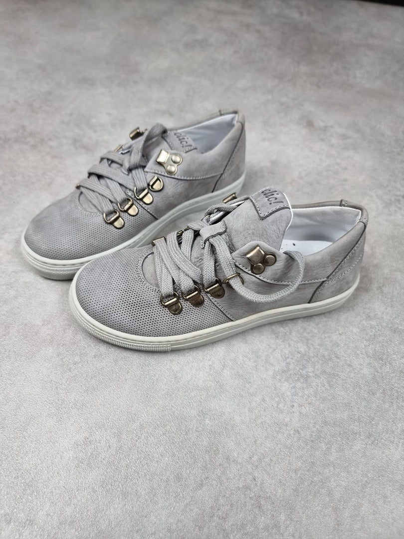 Baskets Clic! gris - Taille 32 Réf: C0244