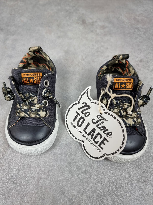 Baskets bébé Converse noir camouflage - Taille 20 C003