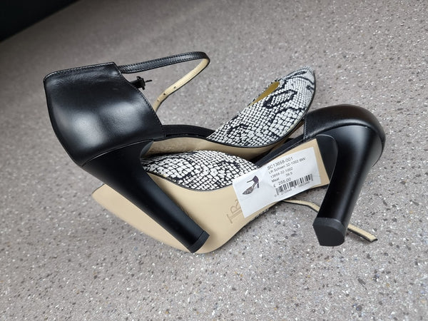 Chaussures à talon Linea Raffaelli Noir Blanc Python - 39.5
